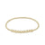 Classic Gold Bliss 2mm and 4mm Beaded Bracelet - Extends