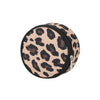 Round Zip Leopard Jewelry Case