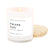 Thank You Candle | White Jar Candle + Wood Lid