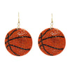 Rhinestonel Basketball Earrings