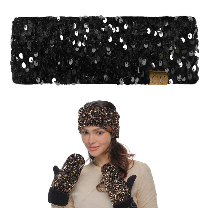 C.C. Sequin Head Band