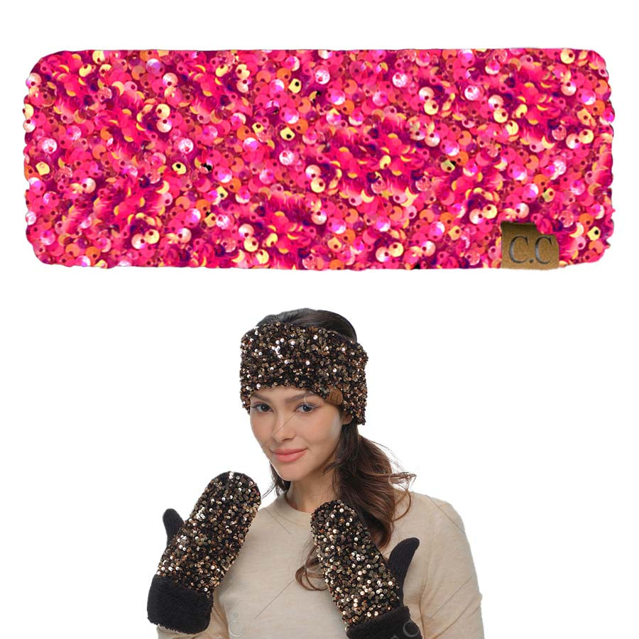 C.C. Sequin Head Band