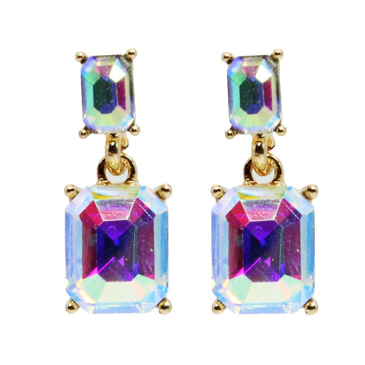 Rhinestone Post Earrings