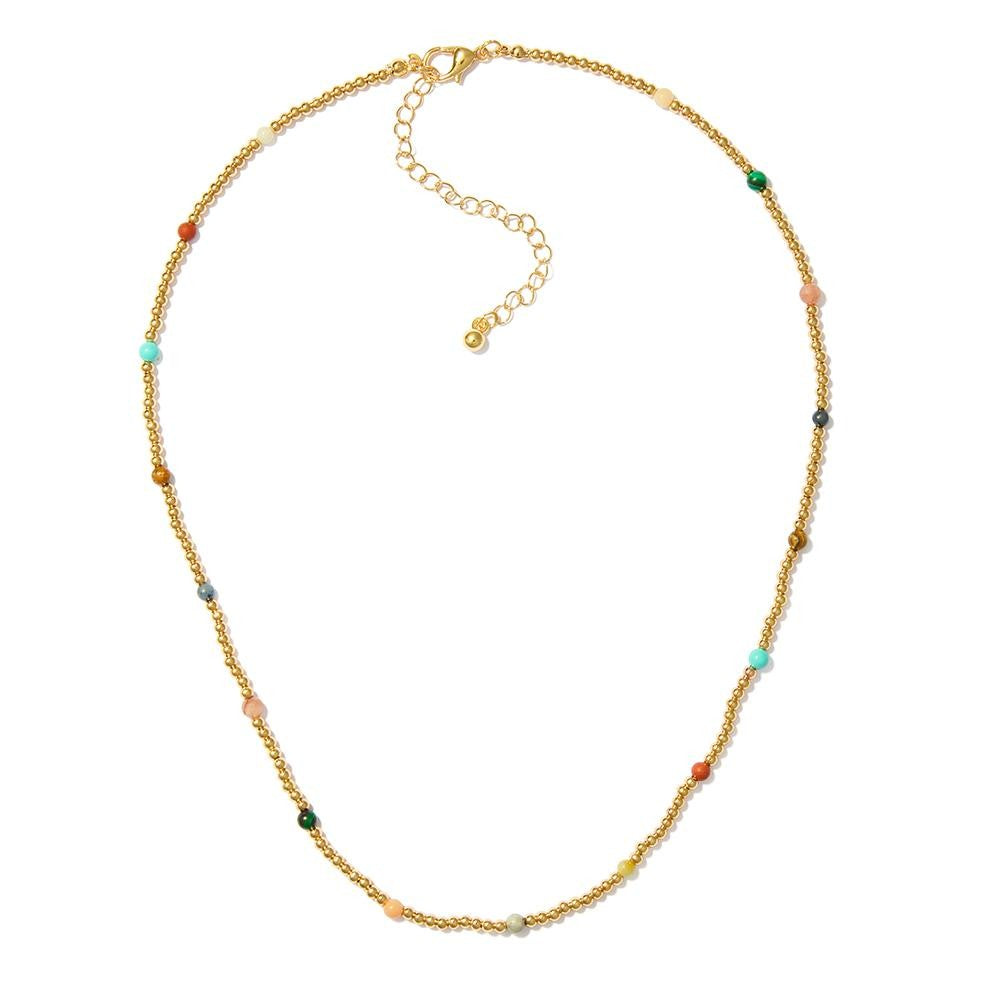 Multi Colored Chain Necklace