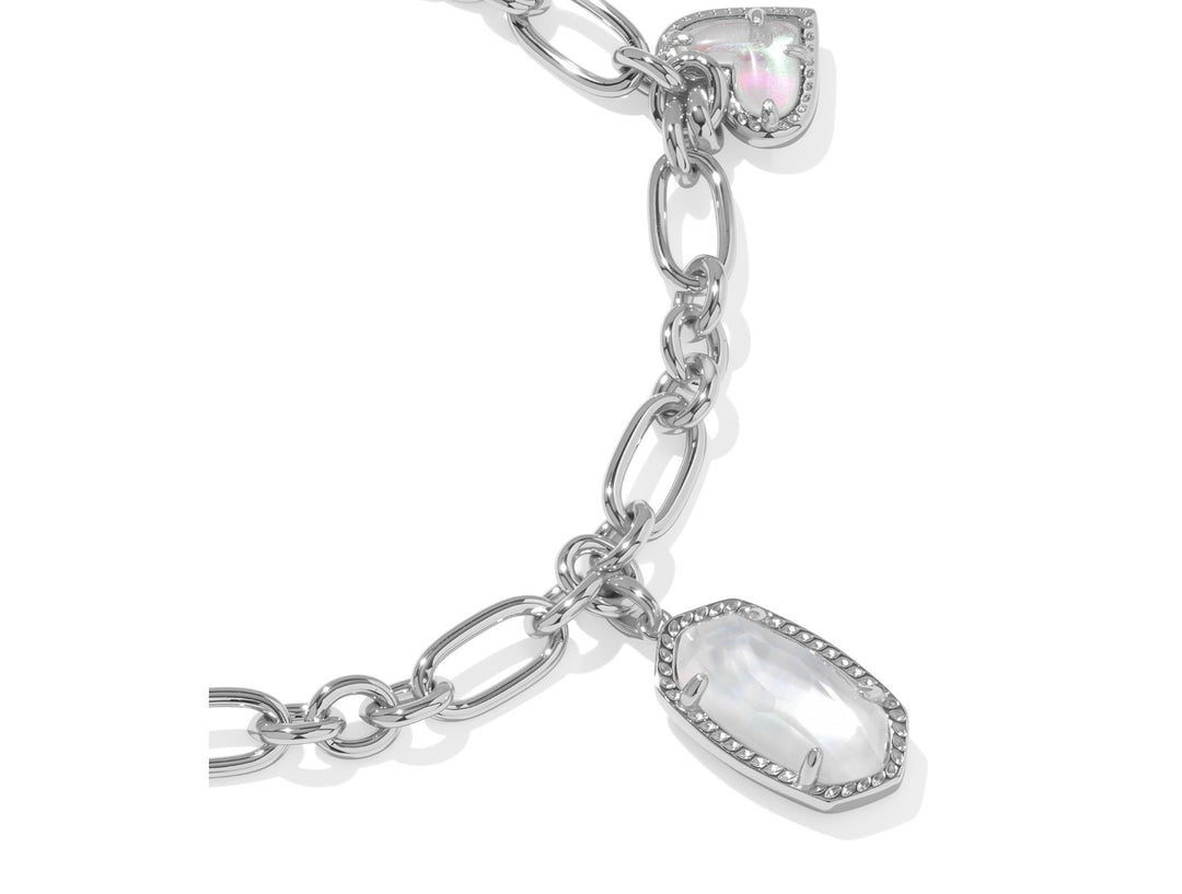 Kendra Scott- Icon Charm Bracelet Silver Neutral Mix