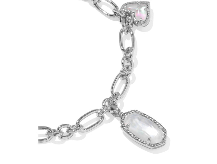 Kendra Scott- Icon Charm Bracelet Silver Neutral Mix