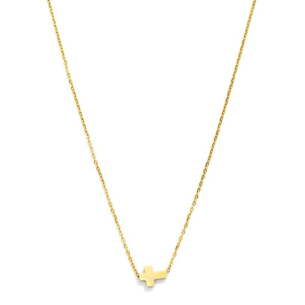 Dainty Cross Necklace