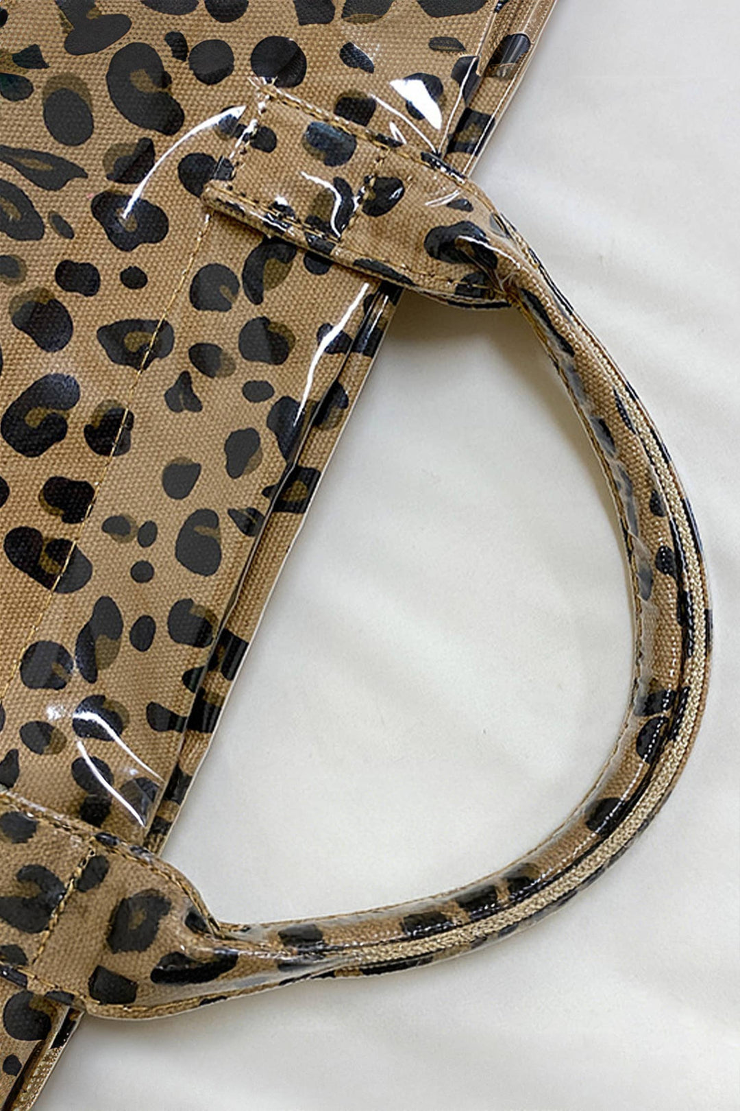 Leopard PU Leather Water Proof Tote Bag