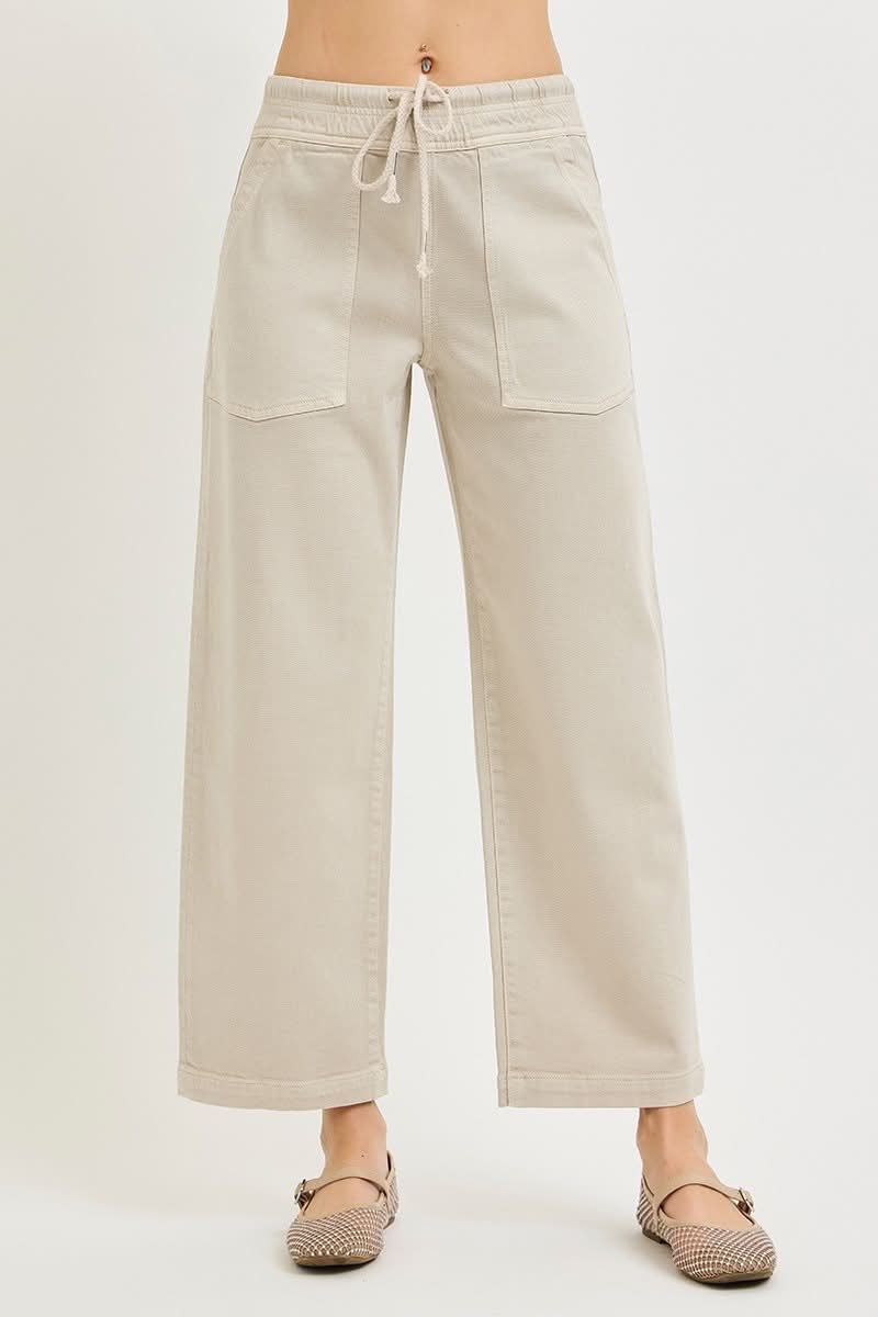 Risen Wide Leg Pants