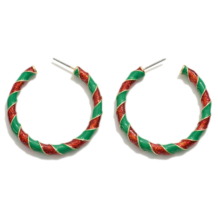 Christmas Hoop Earrings