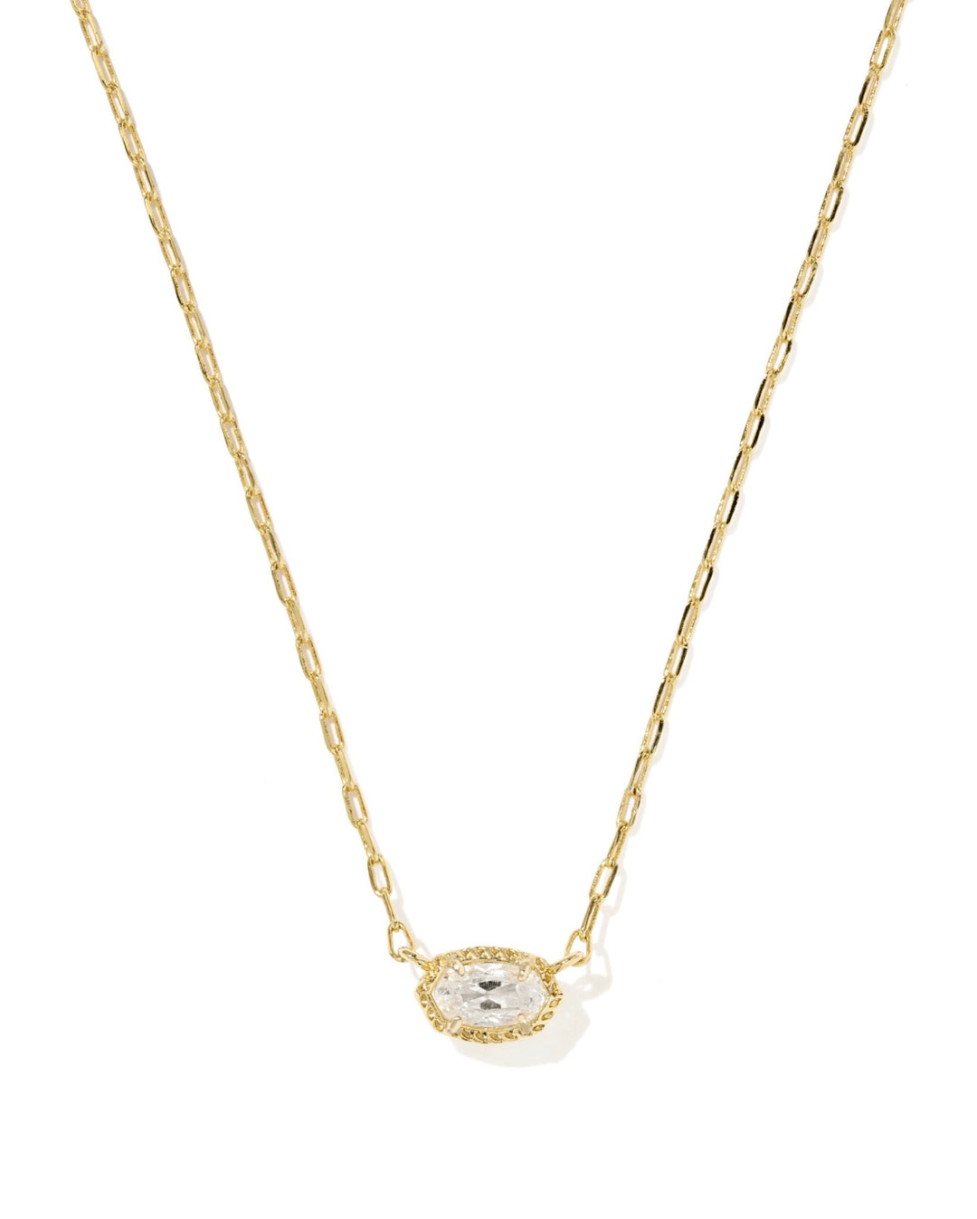 Mini Elisa Luxe Gold Short Pendant Necklace