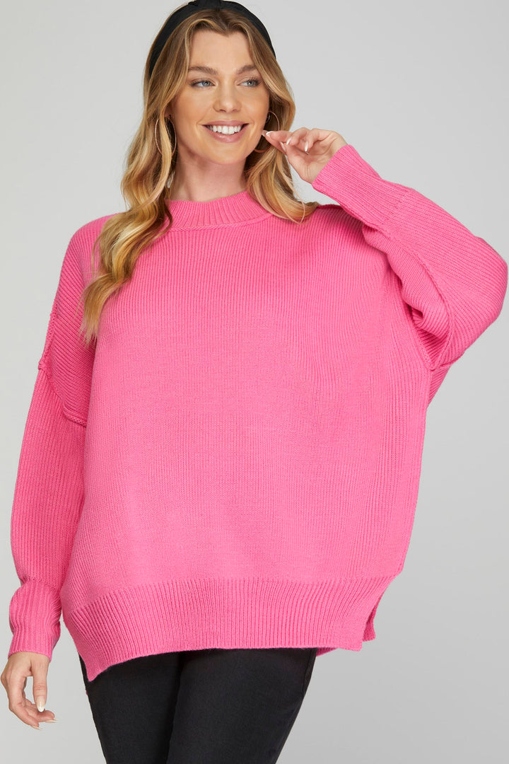 Bubble Gum Pink Sweater