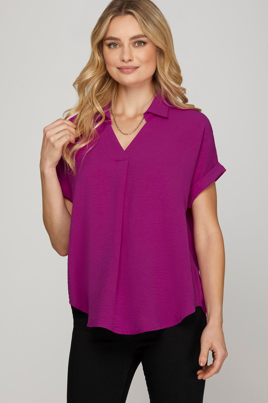 Magenta Top
