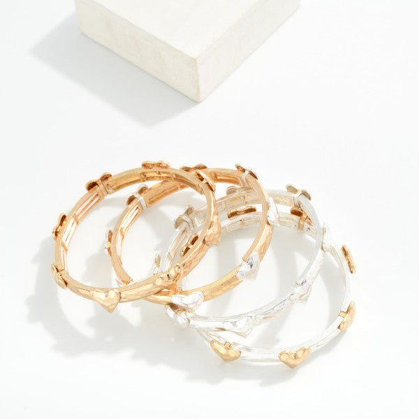 Stretch Heart Bracelet