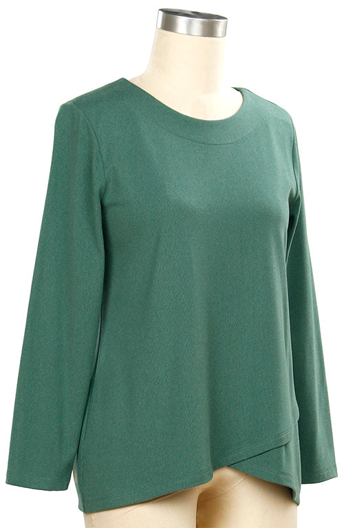 Moss Green Long Sleeve Top