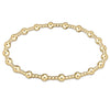 Classic Sincerity Gold 4 mm Beaded Bracelet - Extended Size
