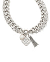 Silver Everleigh Chain Pearl Pendant Necklace