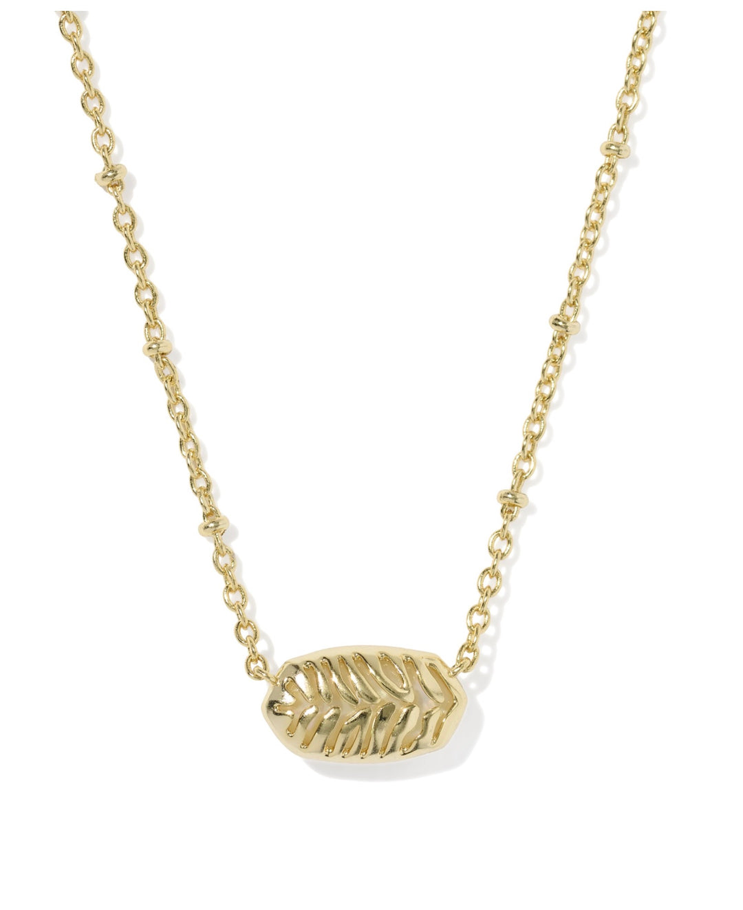 Tiger Striped Elisa Gold Short Pendant Necklace Dark Brown Hawk’s Eye