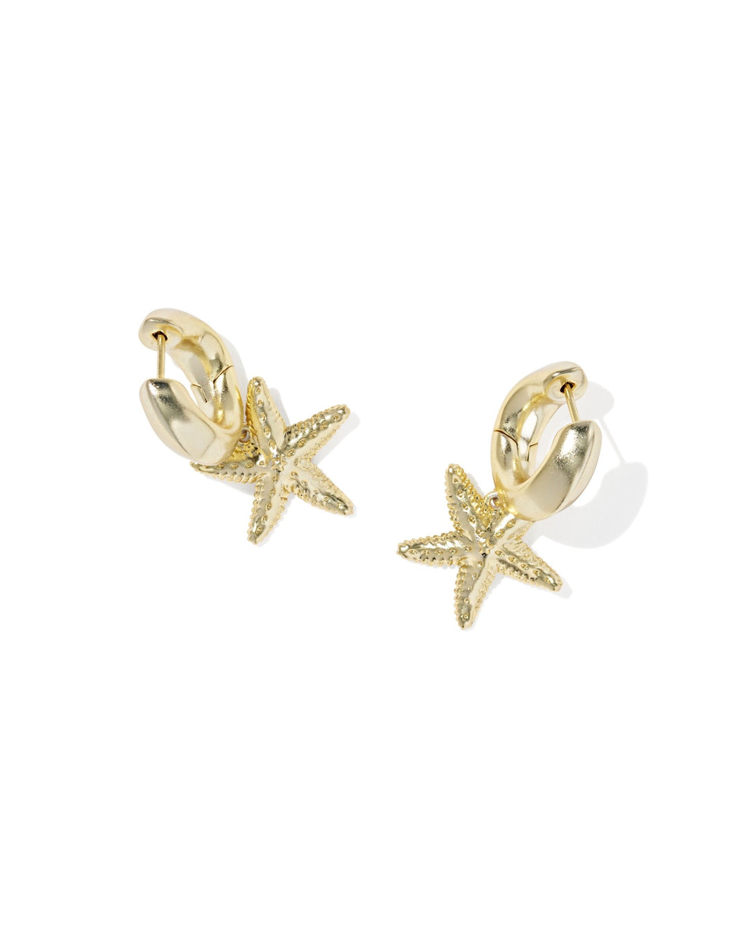Parker Starfish Huggie Gold Earrings