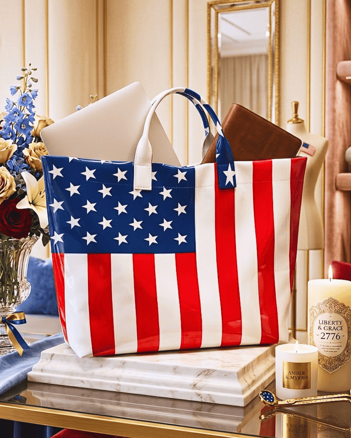 Patriotic Stars & Stripes Waterproof Bag