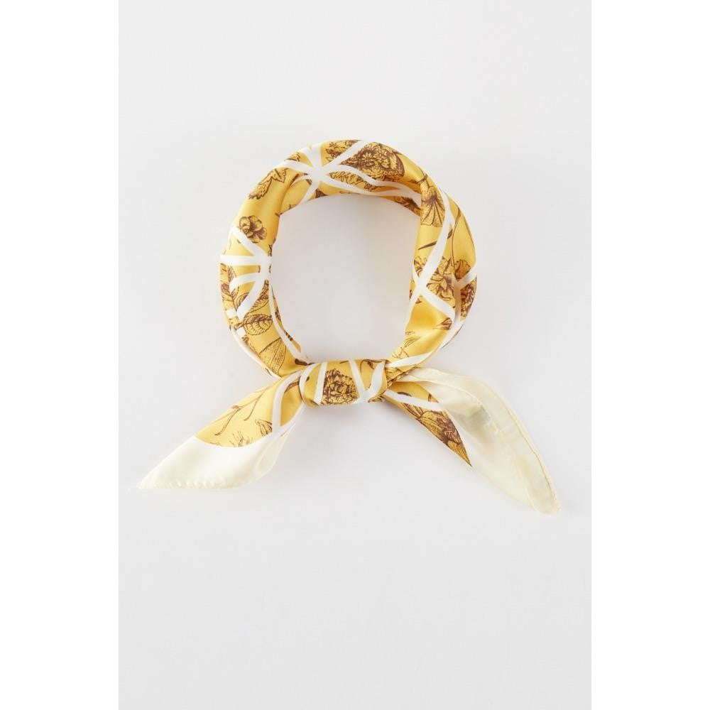 Geometric Flower Bandana Scarf