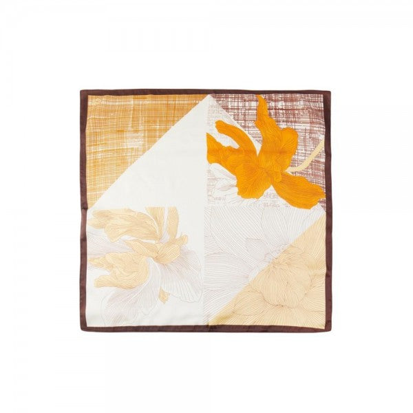 Flowers and Lines Bandana Scarf