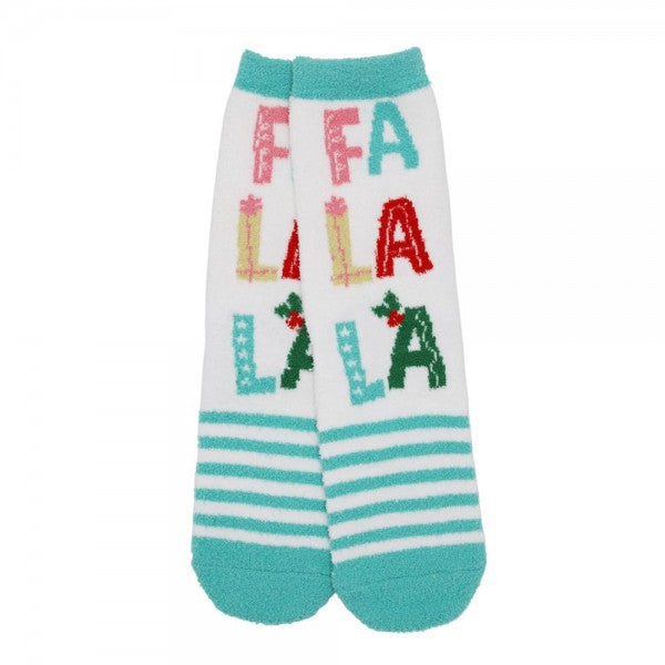 Fuzzy Christmas Socks