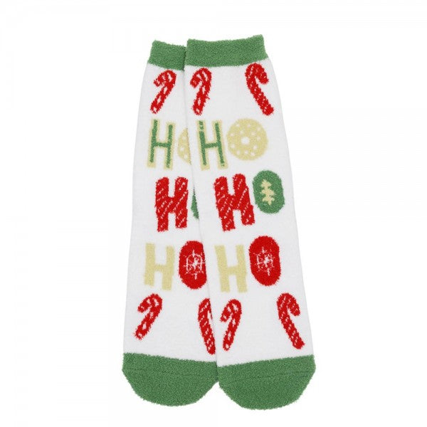 Fuzzy Christmas Socks