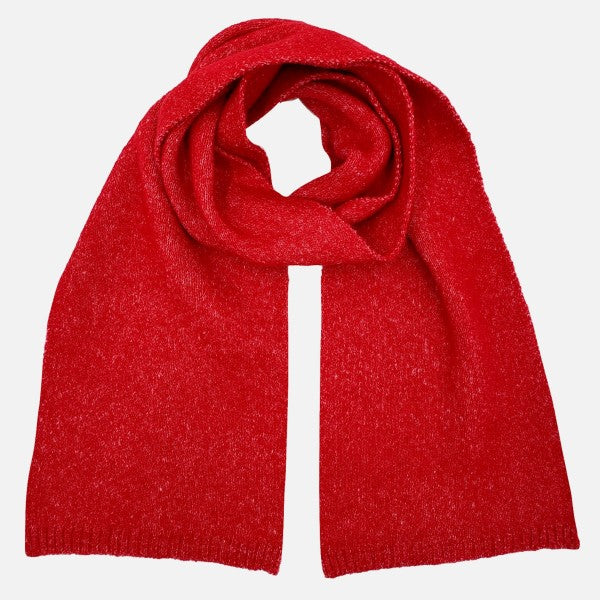 Red Fuzzy Scarf
