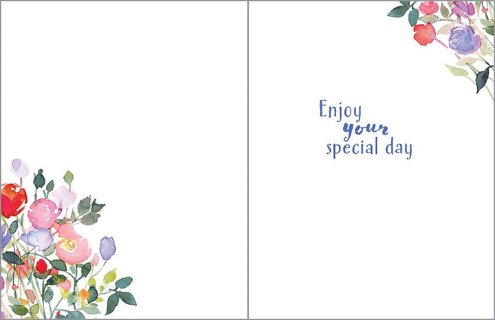 Birthday Greeting Card - Lovely Roses