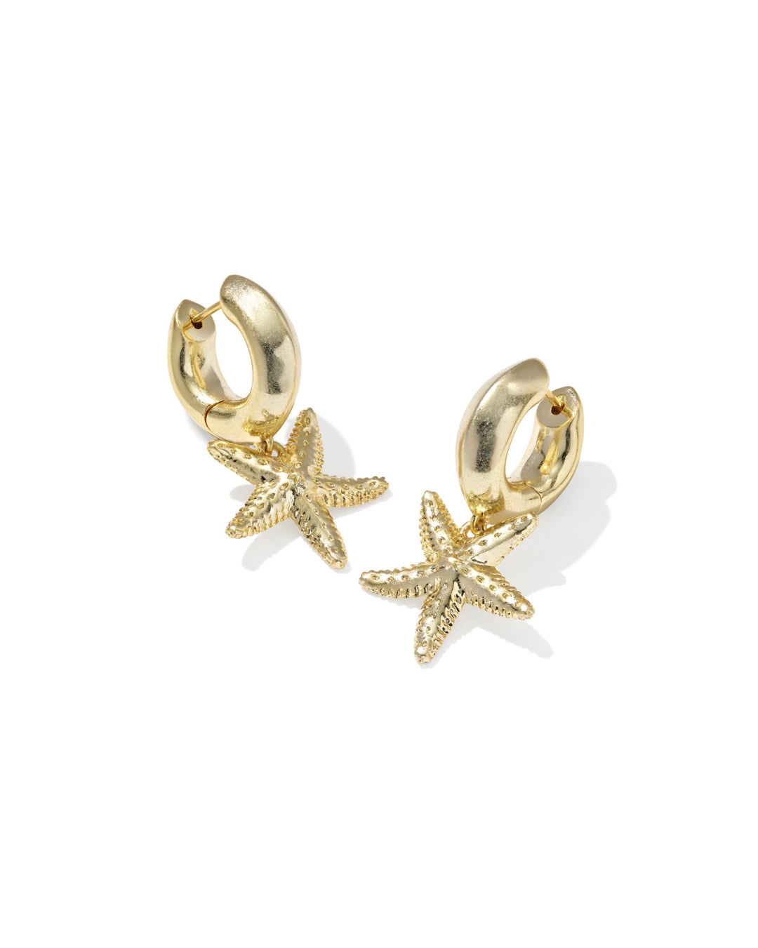 Parker Starfish Huggie Gold Earrings