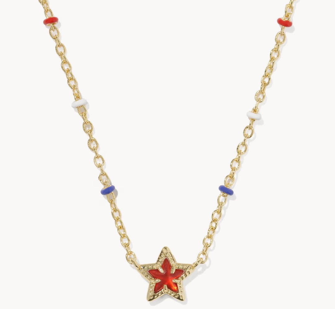Mini Cassidy Gold Short Pendant Necklace