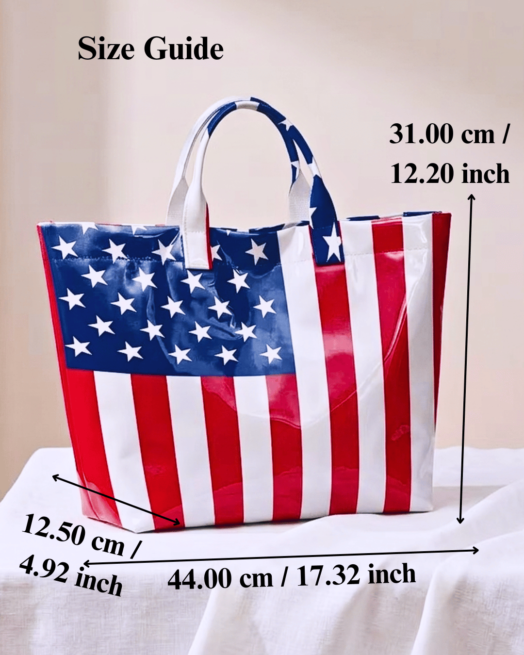 Patriotic Stars & Stripes Waterproof Bag