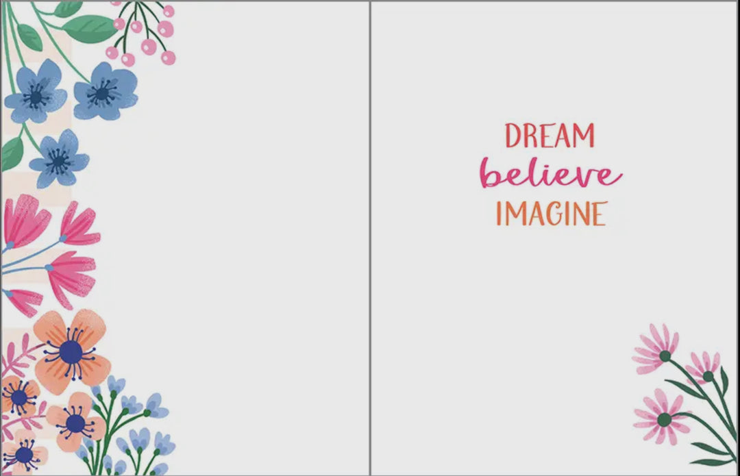 Graduation Greeting Card- Graduation Flowers