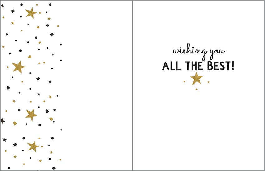 Graduation Greeting Card - Grad Stars