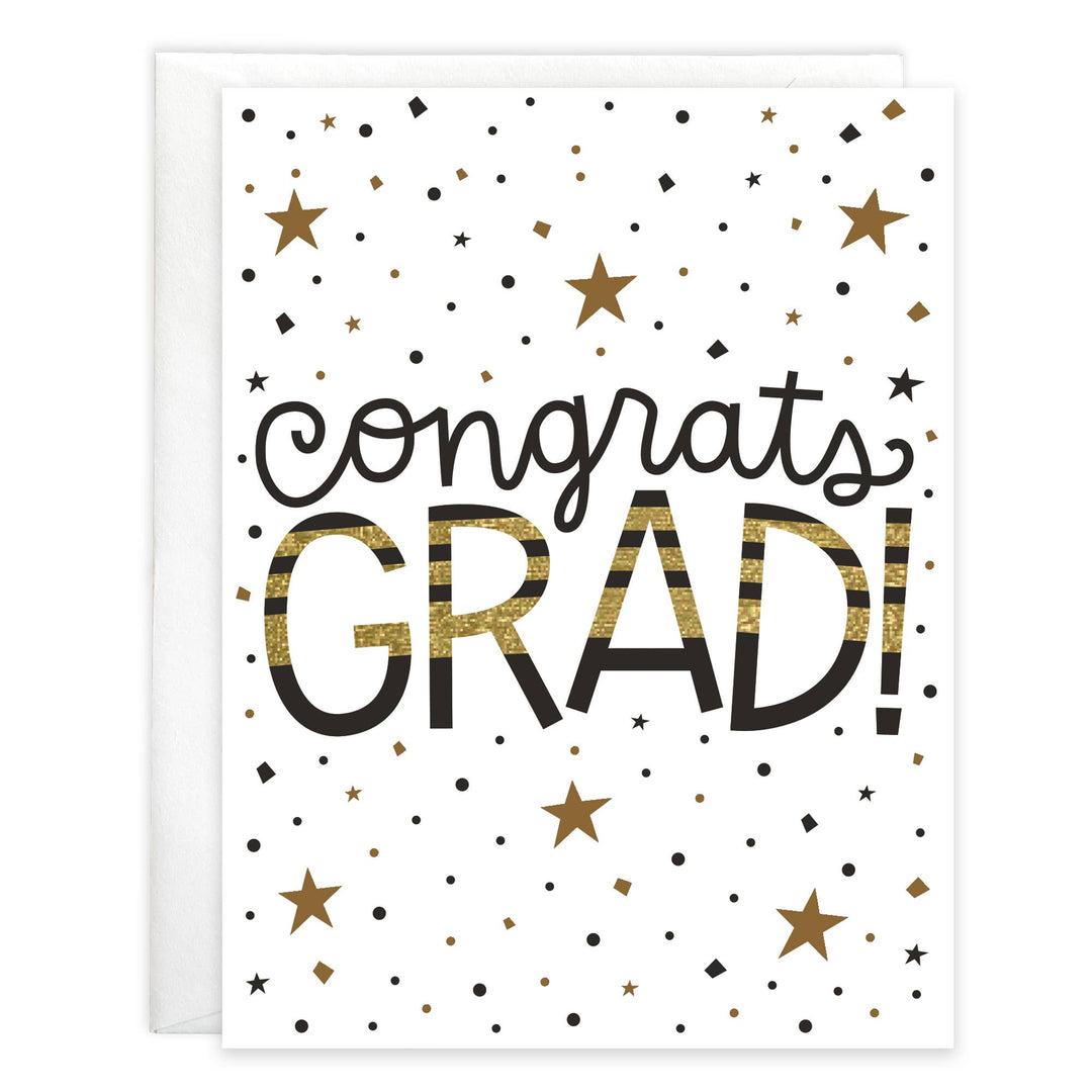 Graduation Greeting Card - Grad Stars