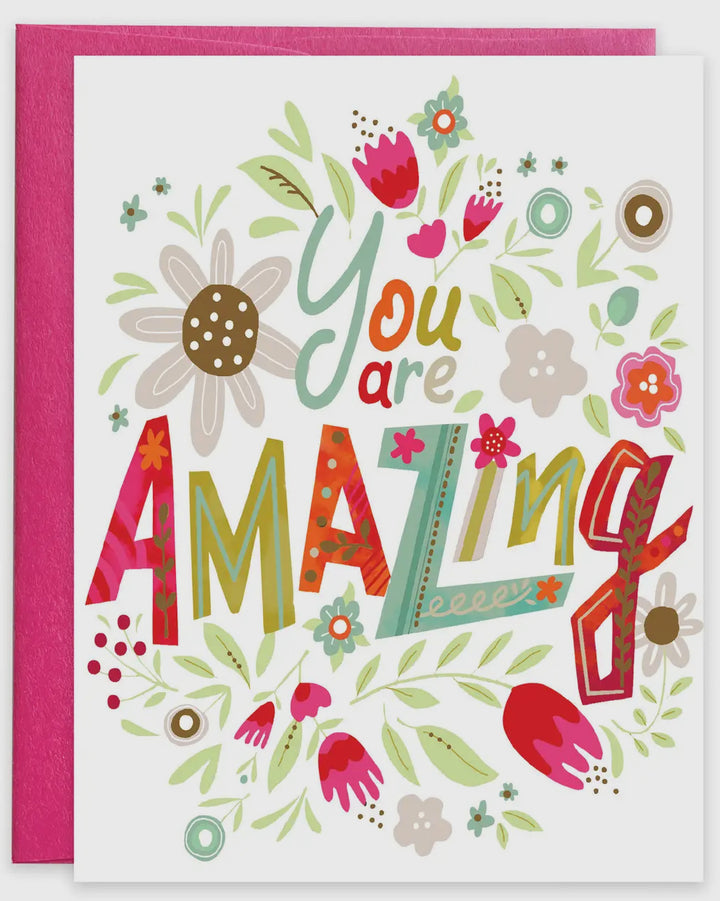 Thank You Greeting Card- Amazing Flora