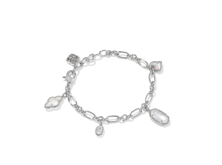 Kendra Scott- Icon Charm Bracelet Silver Neutral Mix