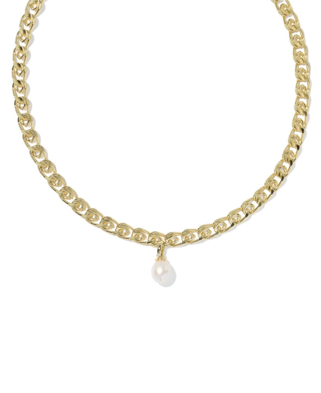 Oakland Pearl Gold Chain Necklace