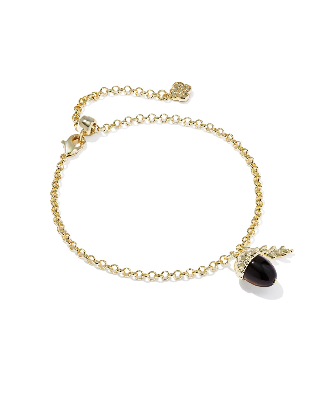 Acorn Gold Delicate Chain Bracelet
