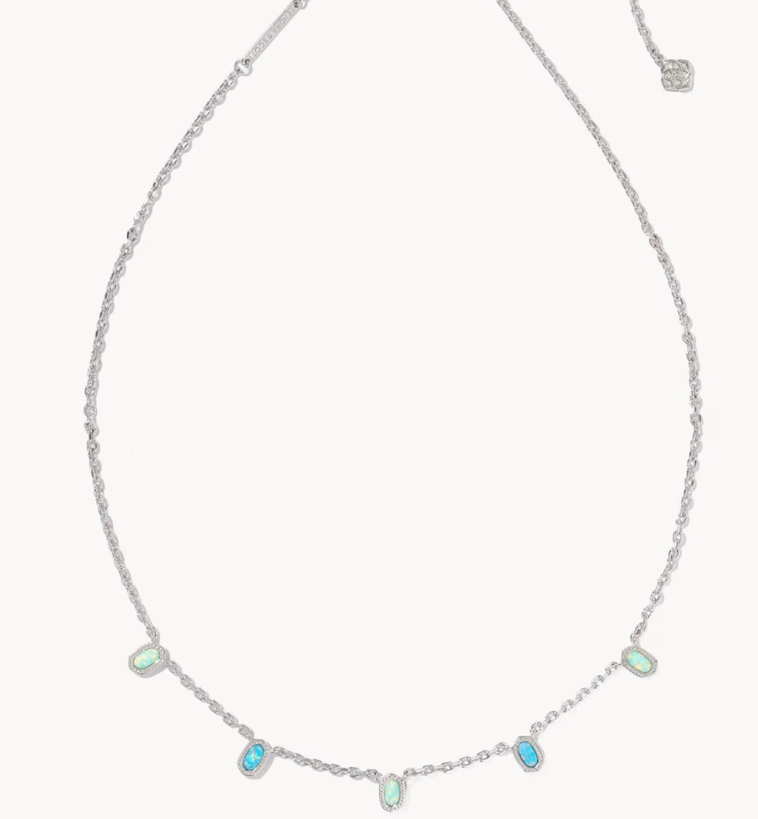 Mini Elisa Silver Strand Necklace