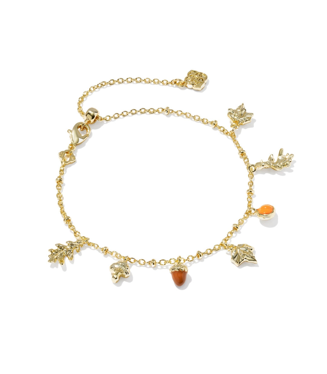 Autumn Gold Charm Bracelet
