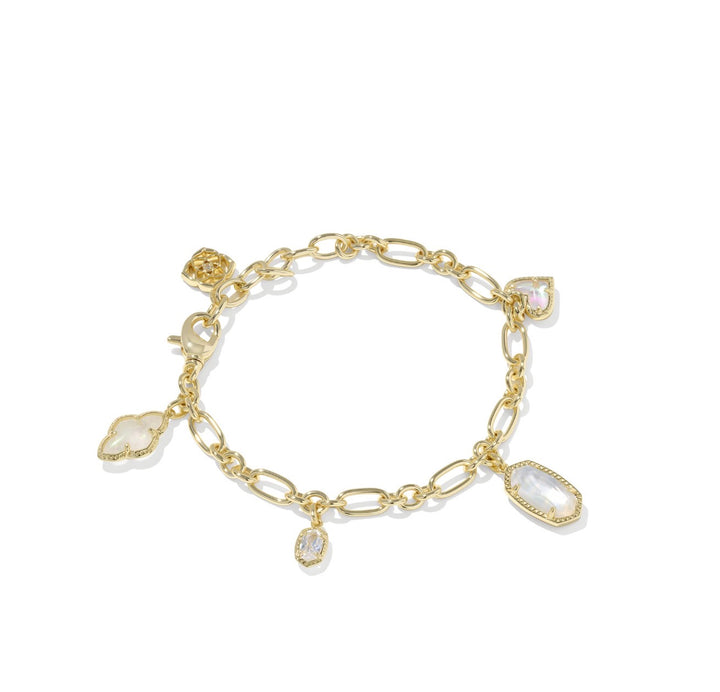 Kendra Scott- Icon Charm Bracelet Gold Neutral Mix