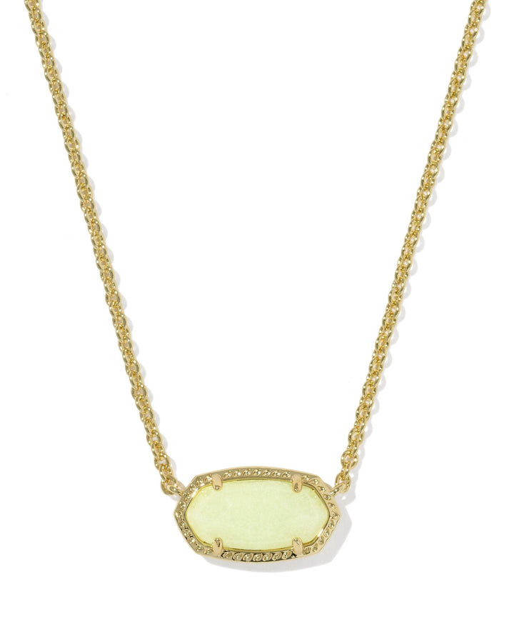 Elisa Gold Boo Short Pendant Necklace Glow In The Dark
