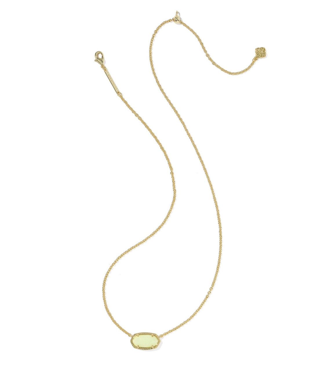 Elisa Gold Boo Short Pendant Necklace Glow In The Dark
