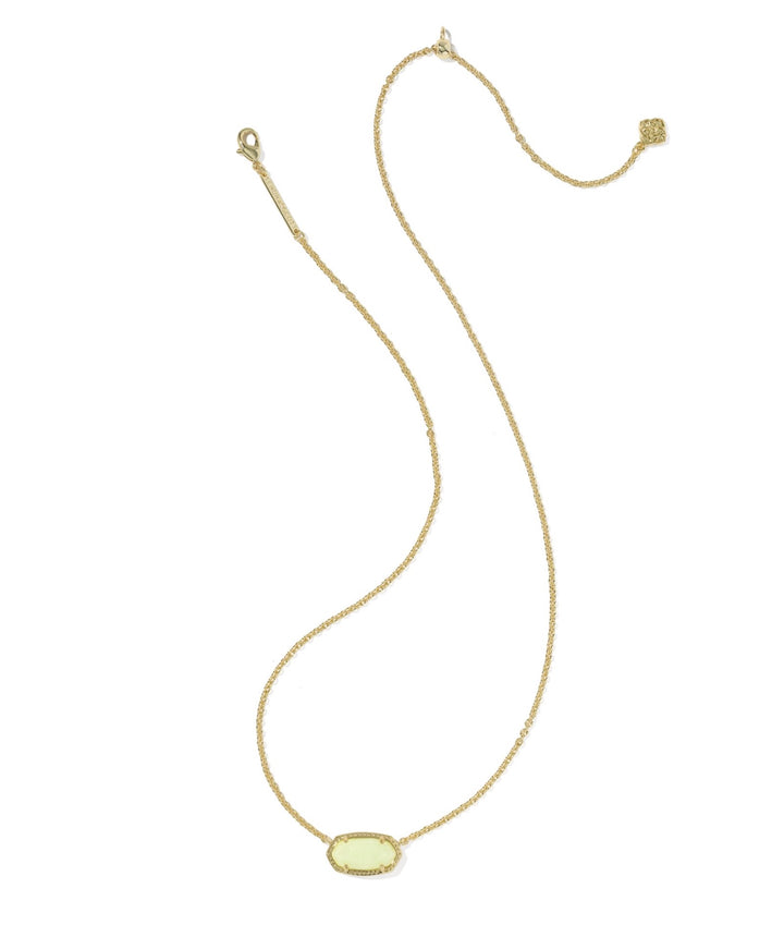 Elisa Gold Boo Short Pendant Necklace Glow In The Dark