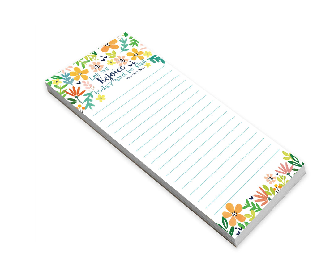 List Pad - Rejoice Flowers