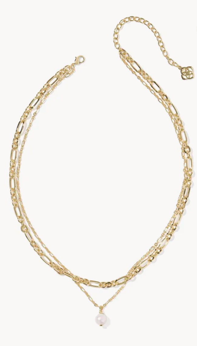 Ashton Gold Multi Strand Necklace