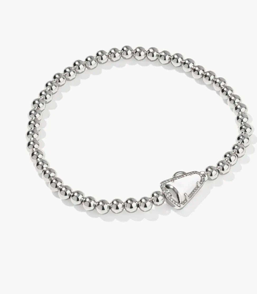 Cheer Stretch Bracelet Silver MOP