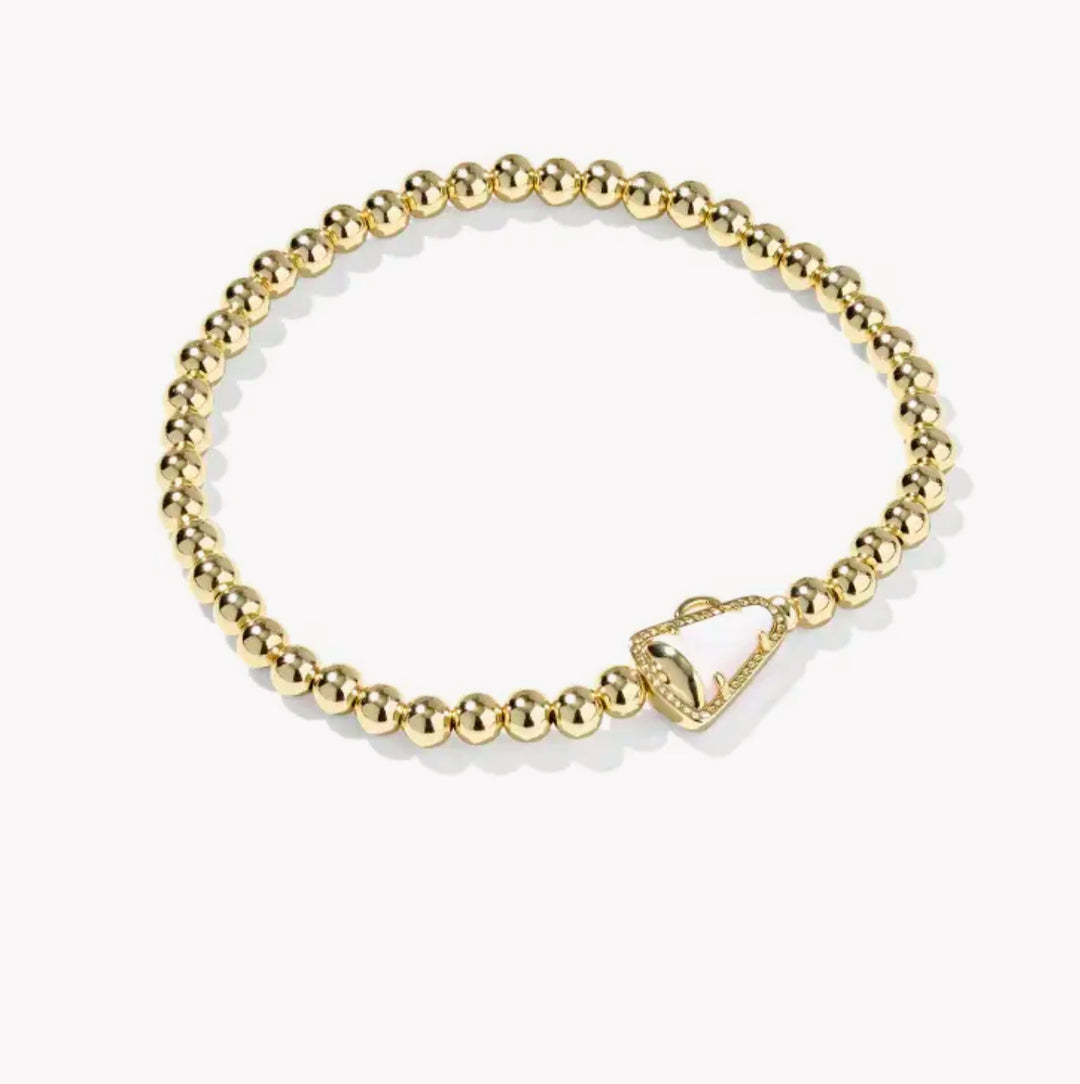 Cheer Stretch Bracelet Gold MOP